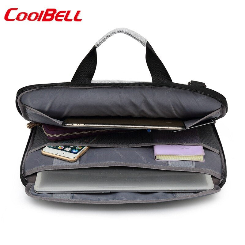 COOLBELL New fashion business waterproof Laptop Briefcase Bag Handbag 13.3 "/15.6" Laptop package free shipping