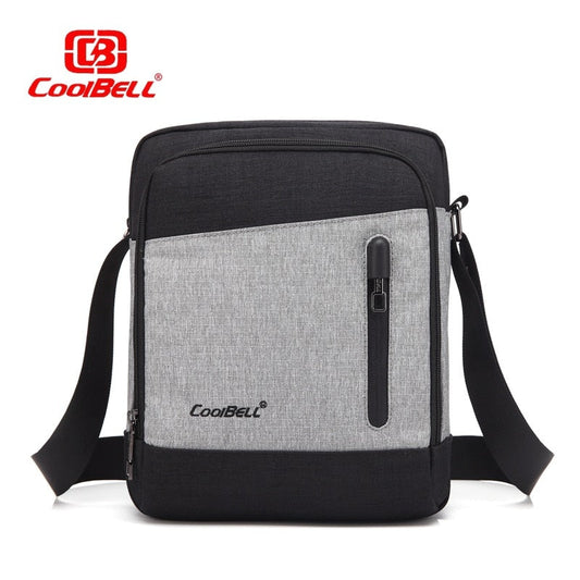 COOLBELL  Newest for 9.7 inch Tablet PC 12 inch bag Color collocation Fashion casual messenger bag free shipping